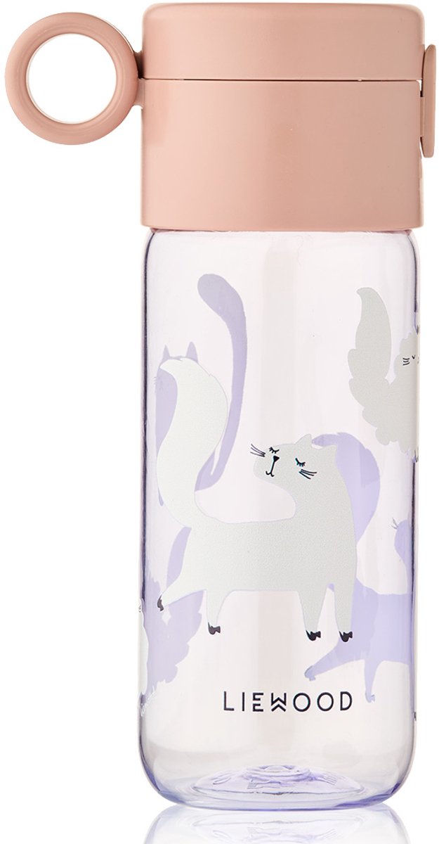 Liewood Drinkfles Clemence Cat/Warm Lilac 350ml
