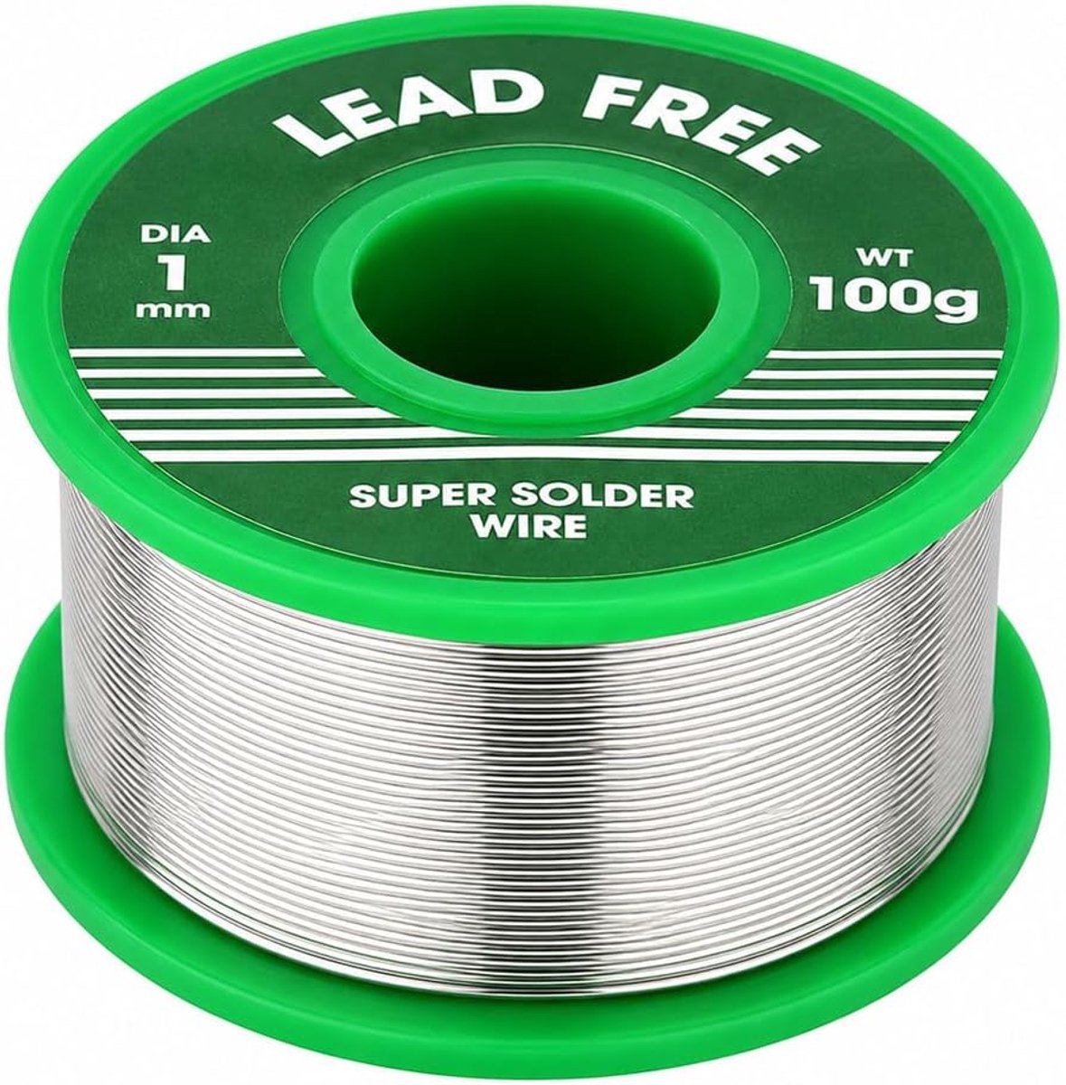 Soldeertin 60/40 met vloeimiddel 1 rol 1 mm zilver, 20 g reparatie elektronica DIY - ShopVlot