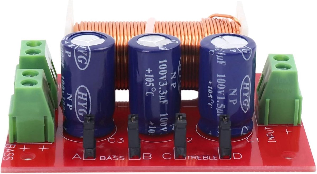 Jevina 400W Speaker Frequency, Soft, 2-Way, Low, 4-16 Ohm Speaker Frequency Distributor - ShopVlot