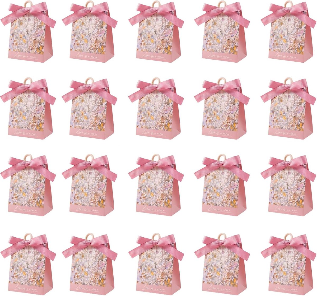 Cadeauzakjes 20 stuks - Bruidszakjes van papier - Milieuvriendelijk - Perfect voor vrijgezellenfeest - ShopVlot