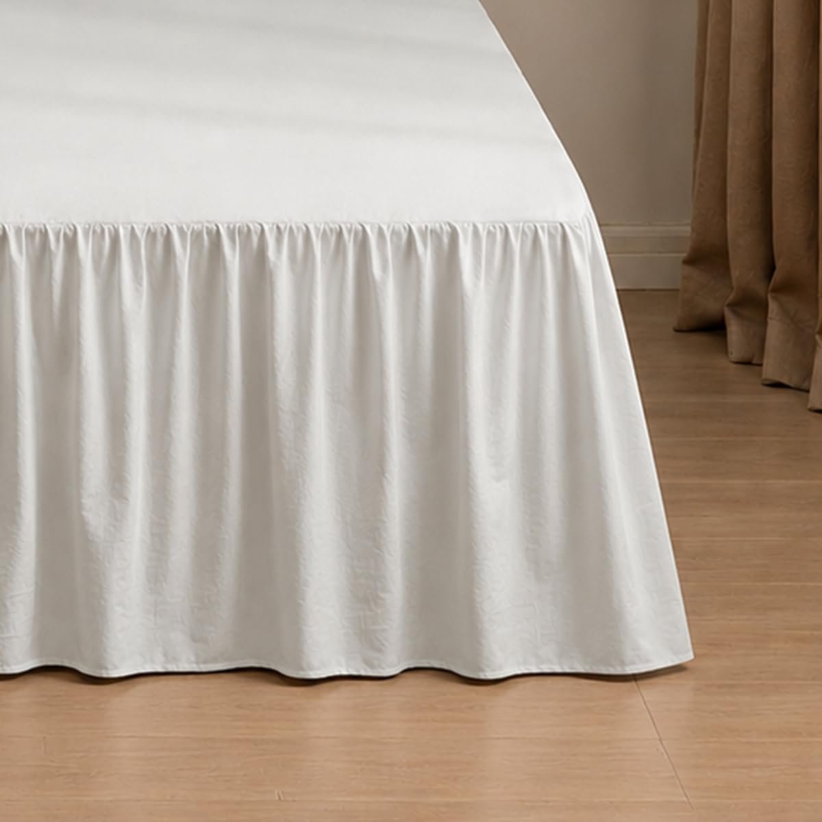 90 x 200 cm, gewassen katoenen bedrok, hoogte 45 cm