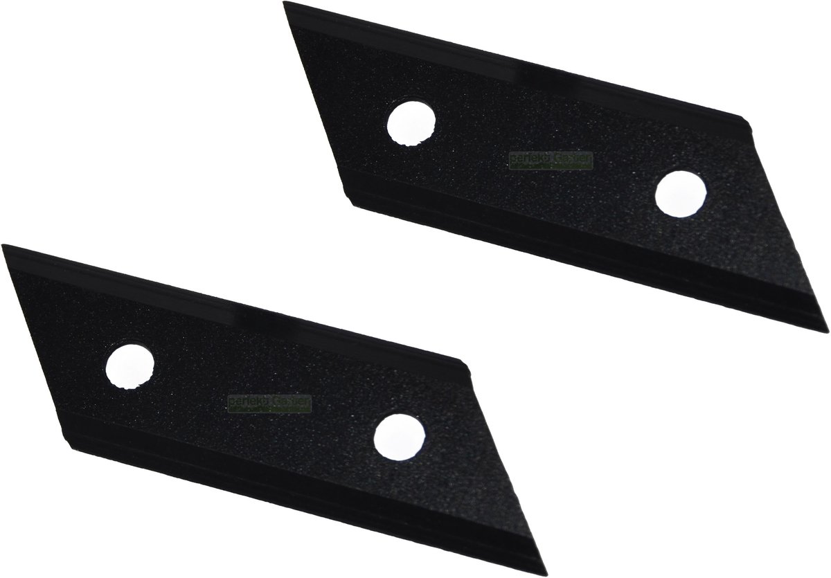 2 x 10,4 cm mes voor versnipperaar / houtversnipperaar voor BUDGET BGH 1801 (BGH1801) / BGH 1802 (BGH1802)