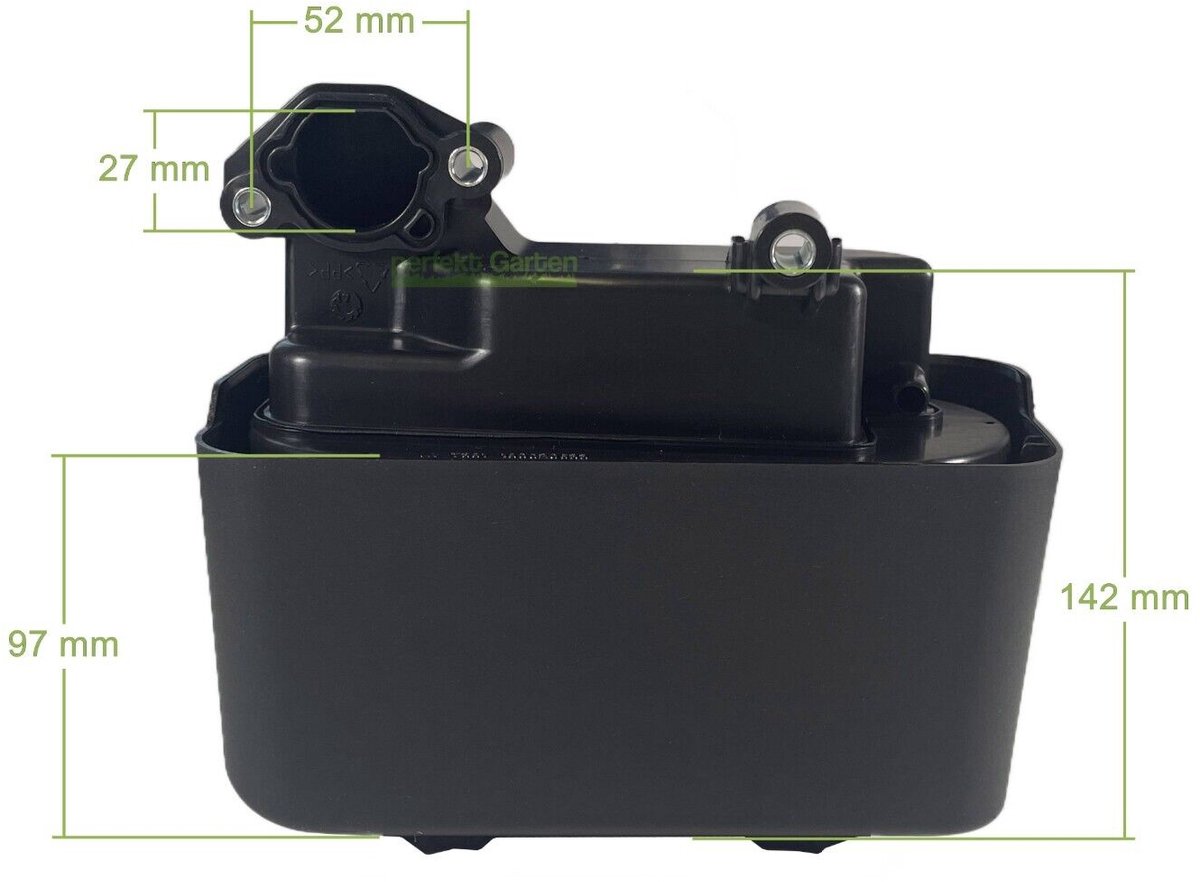 Luchtfilterbehuizing + luchtfilter voor Loncin-motor LC1P88F / 180020633-0001