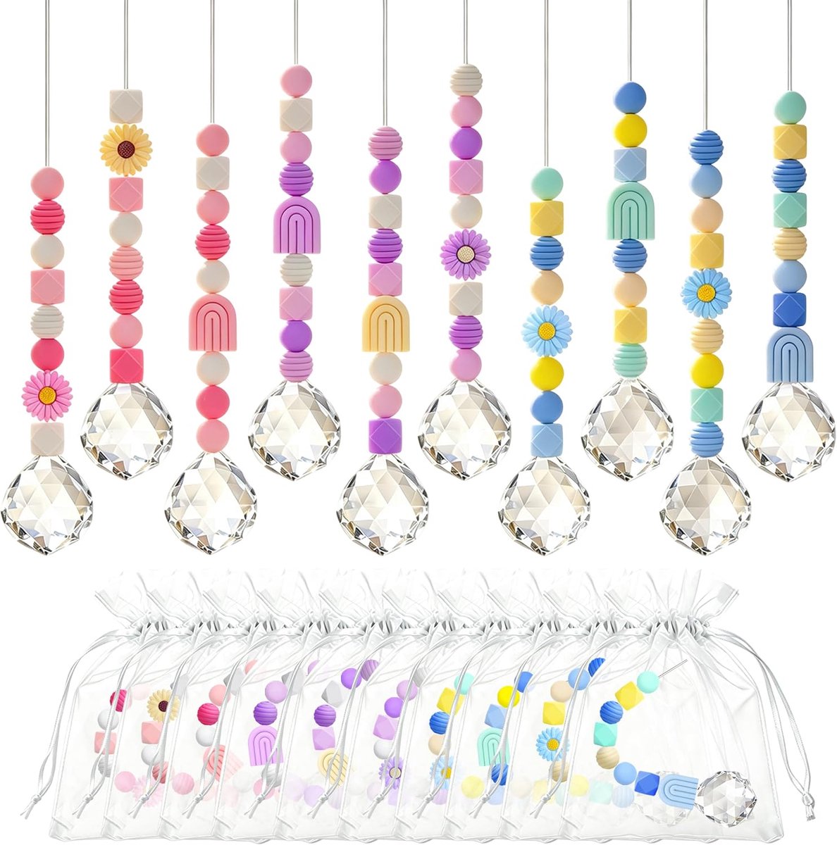 Zonnevangers kristal knutselset kinderen doe-het-zelf suncatcher