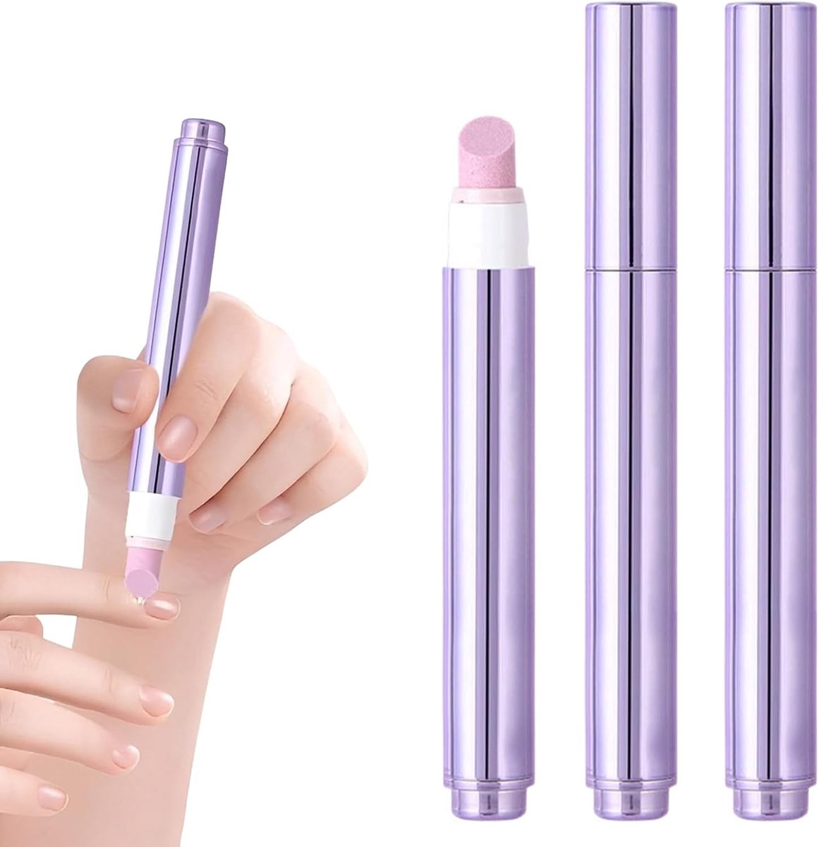3-in-1 nagelriemschuiver met keramische punt, herstelt droge en beschadigde nagelriem, hydraterend, versterkt en verlicht de nagelriem.