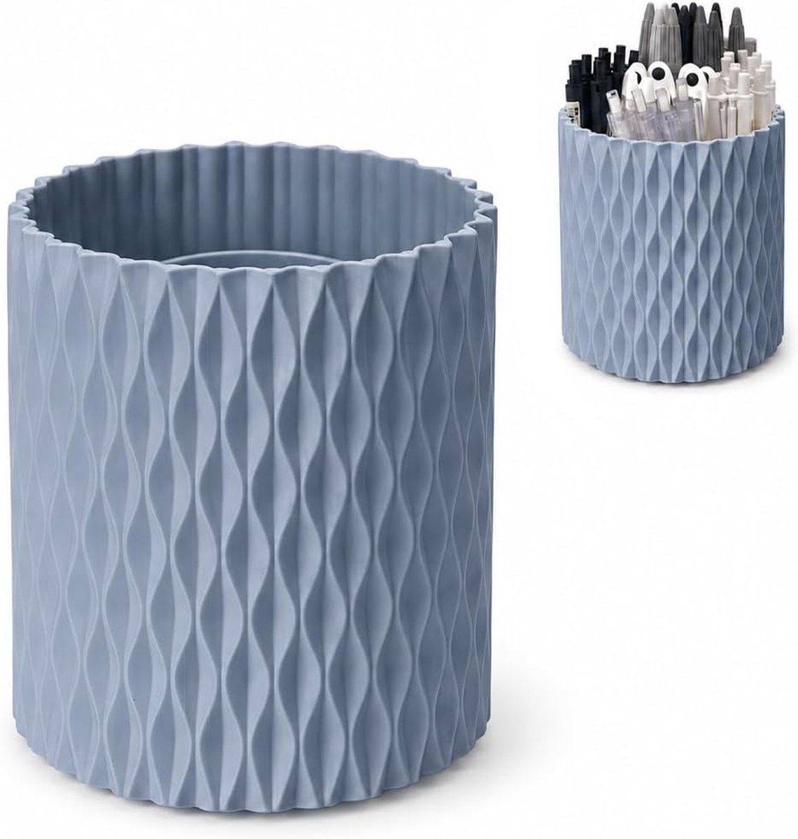 1 stuks make-up-organizer, 360° draaibare penseelhouder, cosmetische kwasten, roterende opbergcontainer voor kwasten en pennen