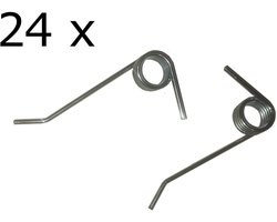 24 stuks veer / tand voor de verticuteermachine Wolf Garten UVE37 (UVE 37)