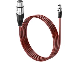 Microphone Audio Cable with 3 Pin Mini XLR Bus to XLR Bus for Microphones, Cameras, Audio Mixers and Amplifiers, 2 - ShopVlot