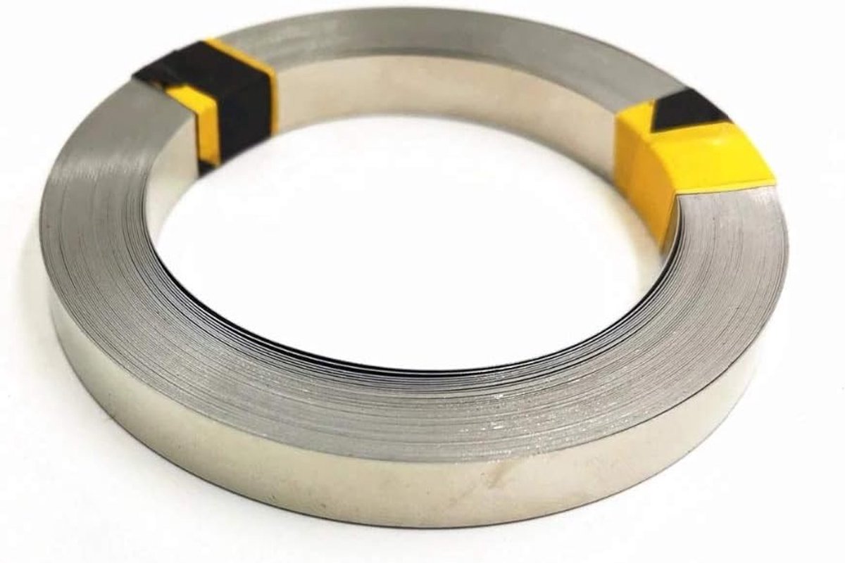 1 rol 5 meter 0,1 mm x 8 mm zuivere nikkelstrip 99,96% voor nikkelriem voor puntlassen op batterijen