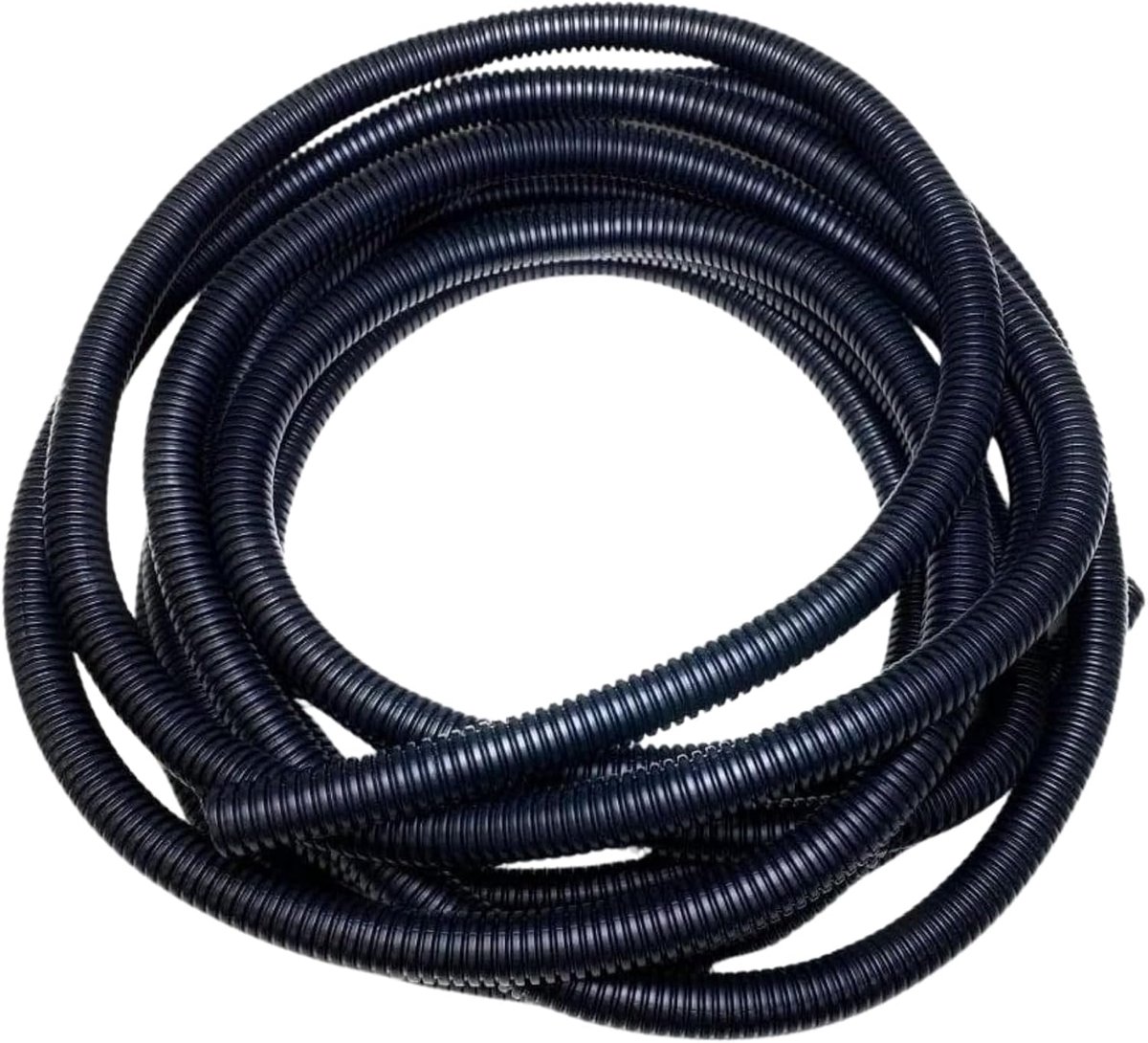 Gegolfde Kabelgoot Gesplitst Plastic Flexibele Kabel Opruimoplossing Buis Kabelkanaal 13mm - 5m