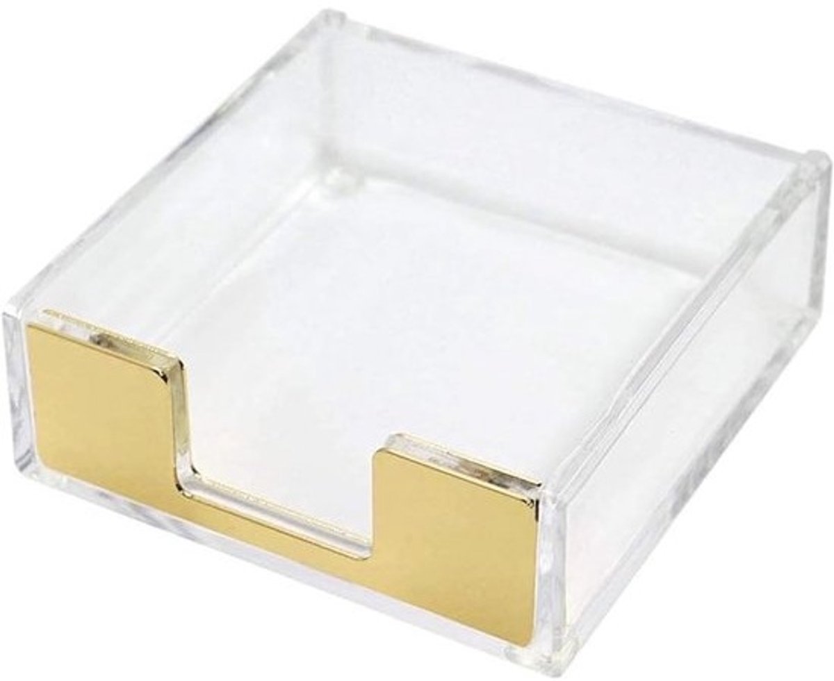 Acryl sticky note padhouder voor bureau - memo-dispenser en organizer voor thuis en kantoor