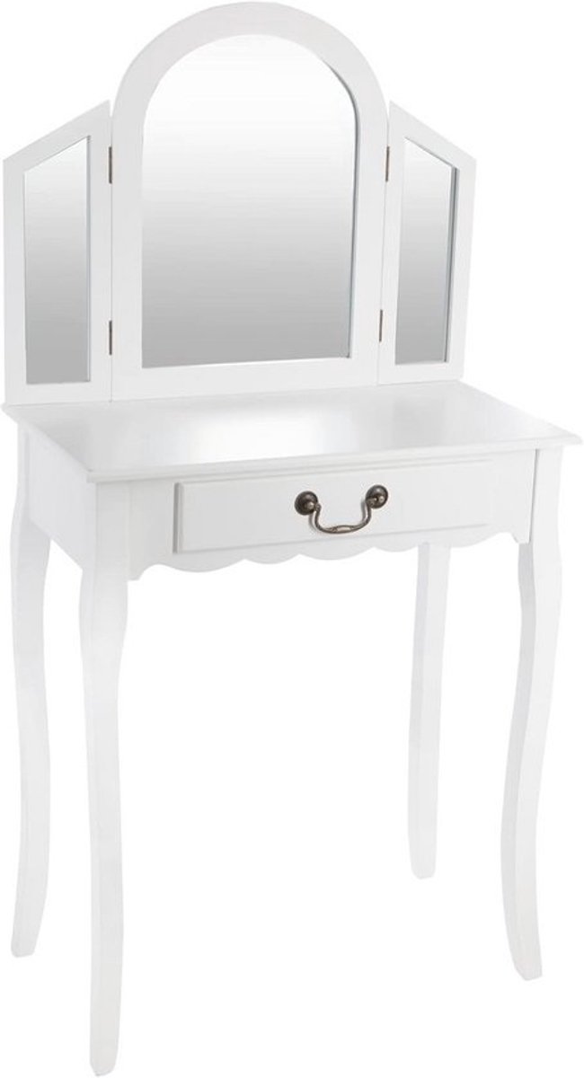 Elegante toilettafel - met spiegel - met lades