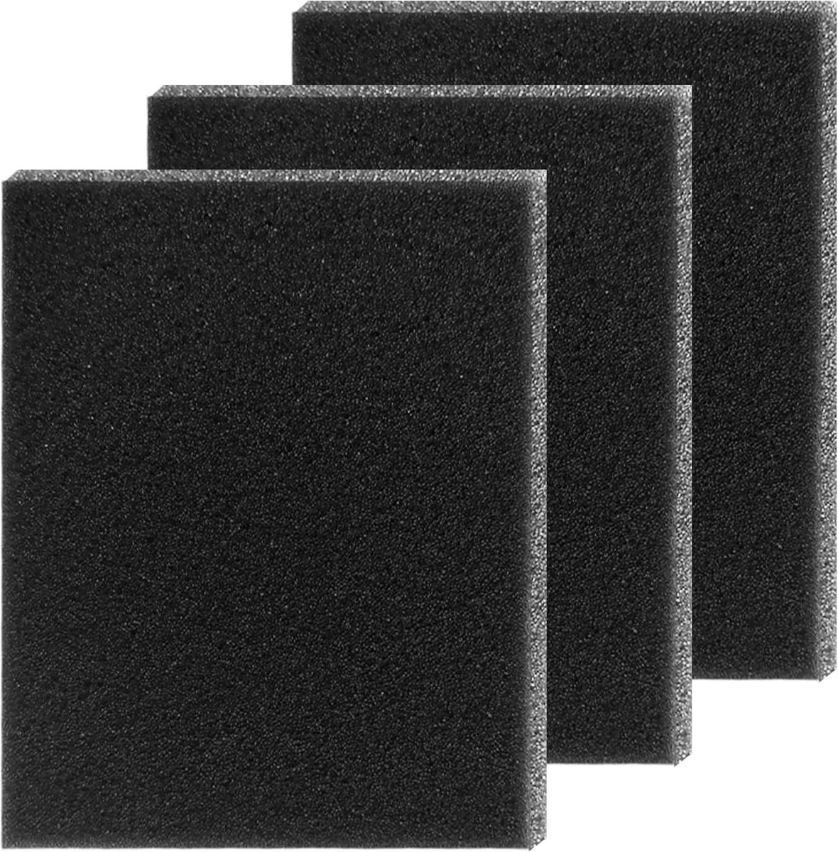 3 stuks luchtfilterschuim, 300 x 210 x 10 mm, luchtfilterinzetstuk, luchtfilterschuim, luchtfiltermat, filterschuim - ShopVlot
