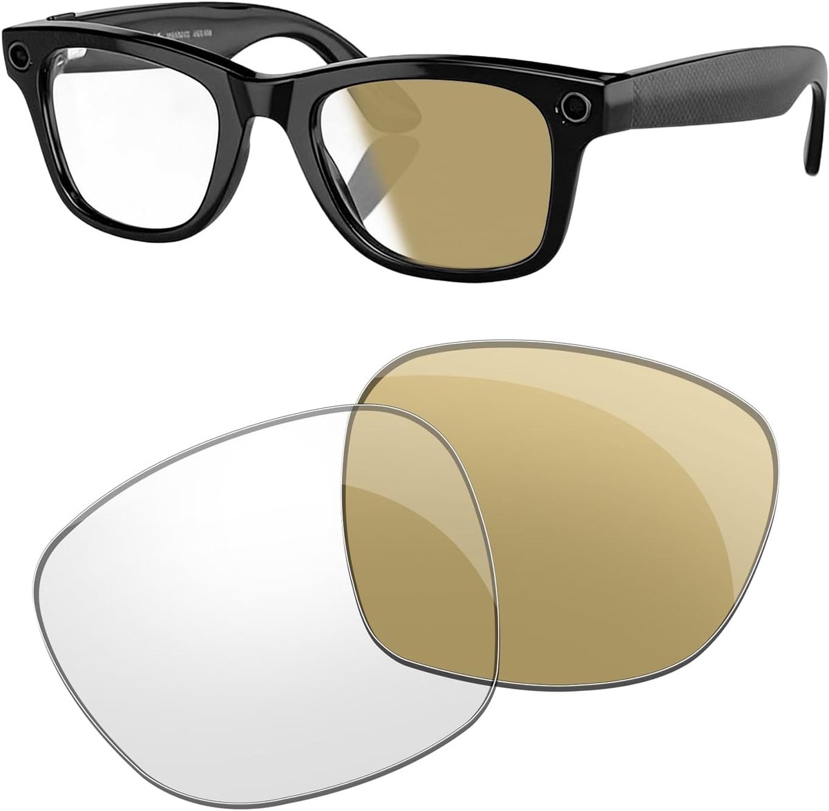 Lenzen Vervanging voor Ray-Ban Meta Wayfarer RW4006 50mm Zonnebril Geen Gepolariseerd