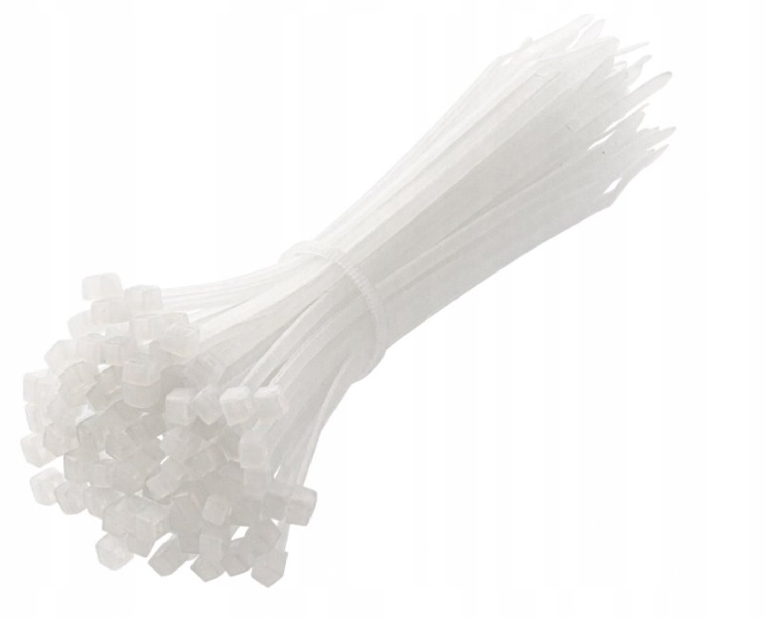 UV-bestendige witte nylon kabelbinders 2,5x140mm (100 stuks)