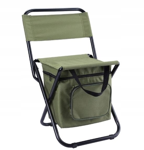 Draagbare Kampeerstoel Visserij Groen 58x31x32cm — afbeelding 4