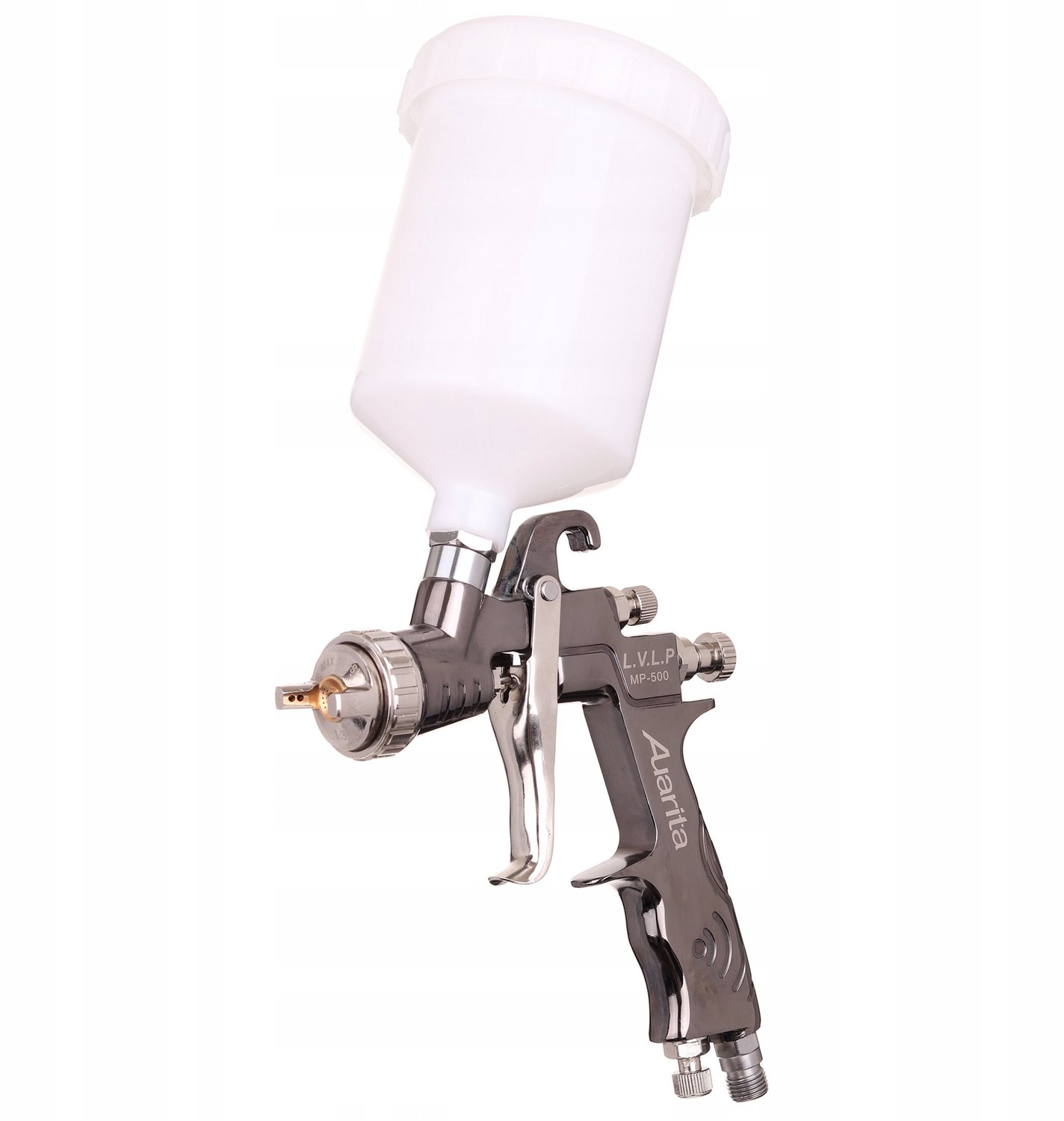 Merkloos LVLP Spuitpistool 1.1mm Mondstuk, 600ml Tank