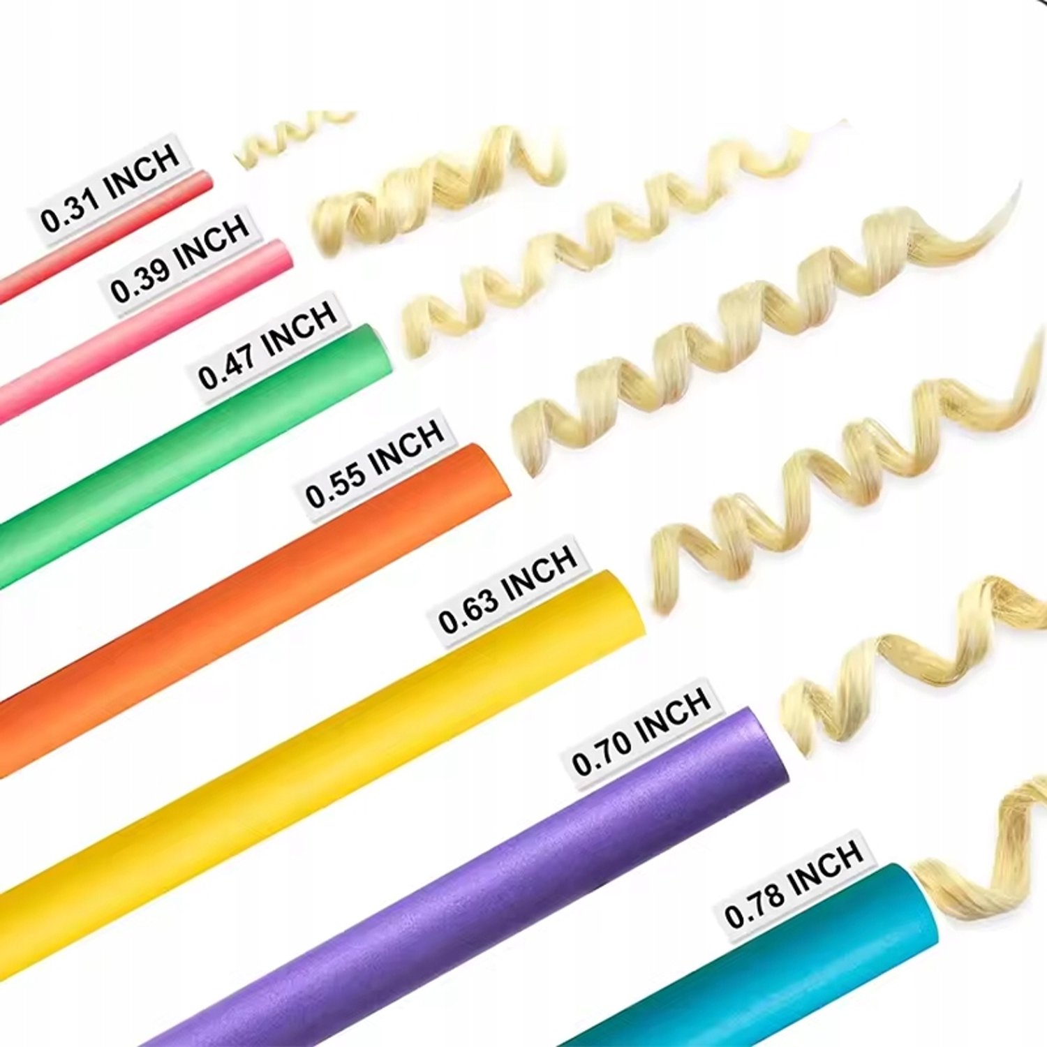 Merkloze Haarrollers Set XXL - 42 stuks voor Professionele Krullen