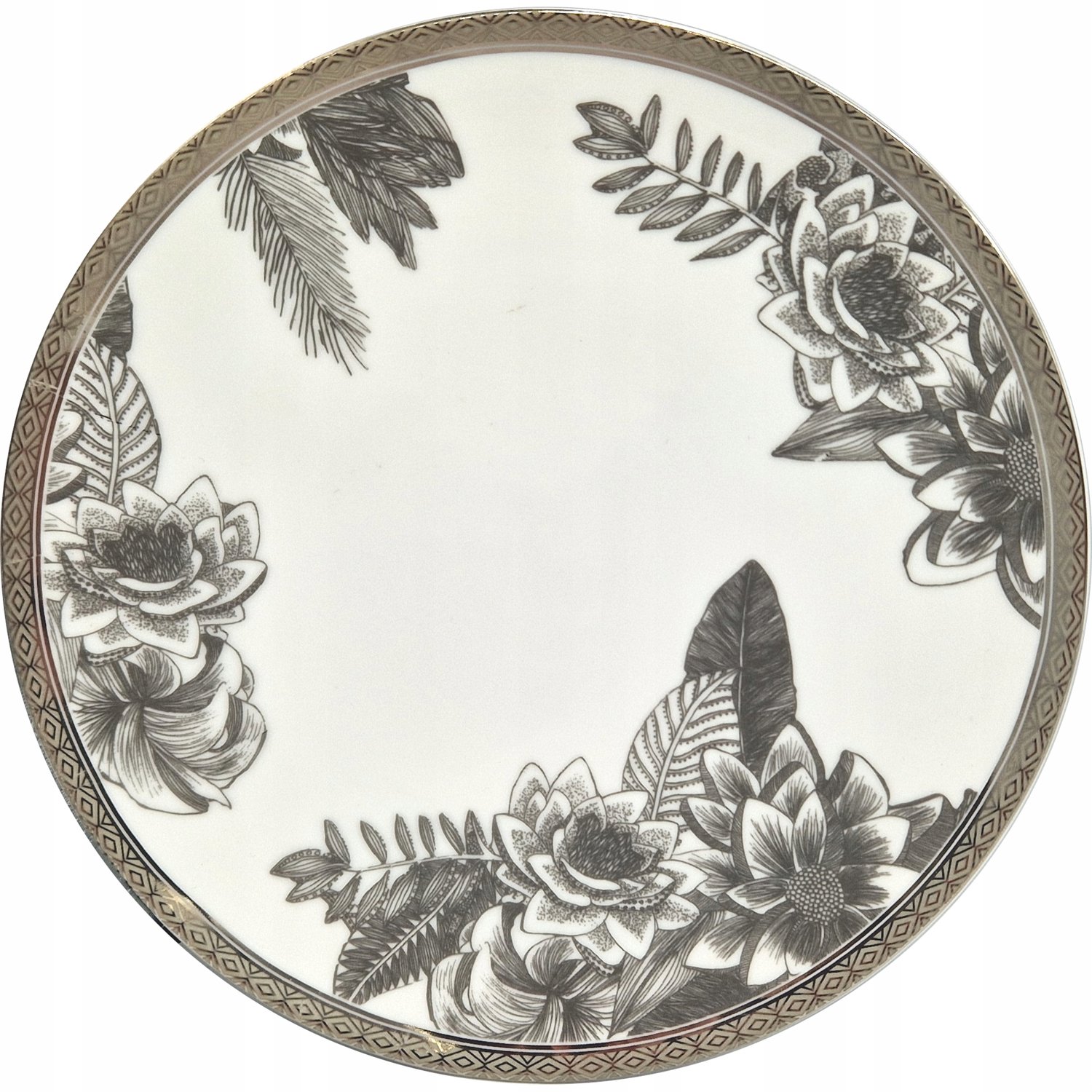 Bogucice TAFO Dessertbord 19,5 cm - Platina Decor