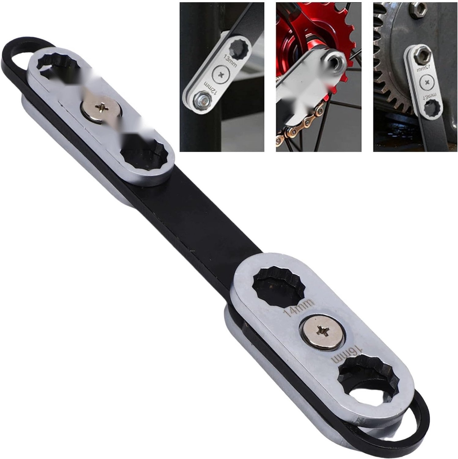 Verstelbare Dopsleutel 8-in-1 (8-19mm) - Dynamisch & Roterend Gereedschap