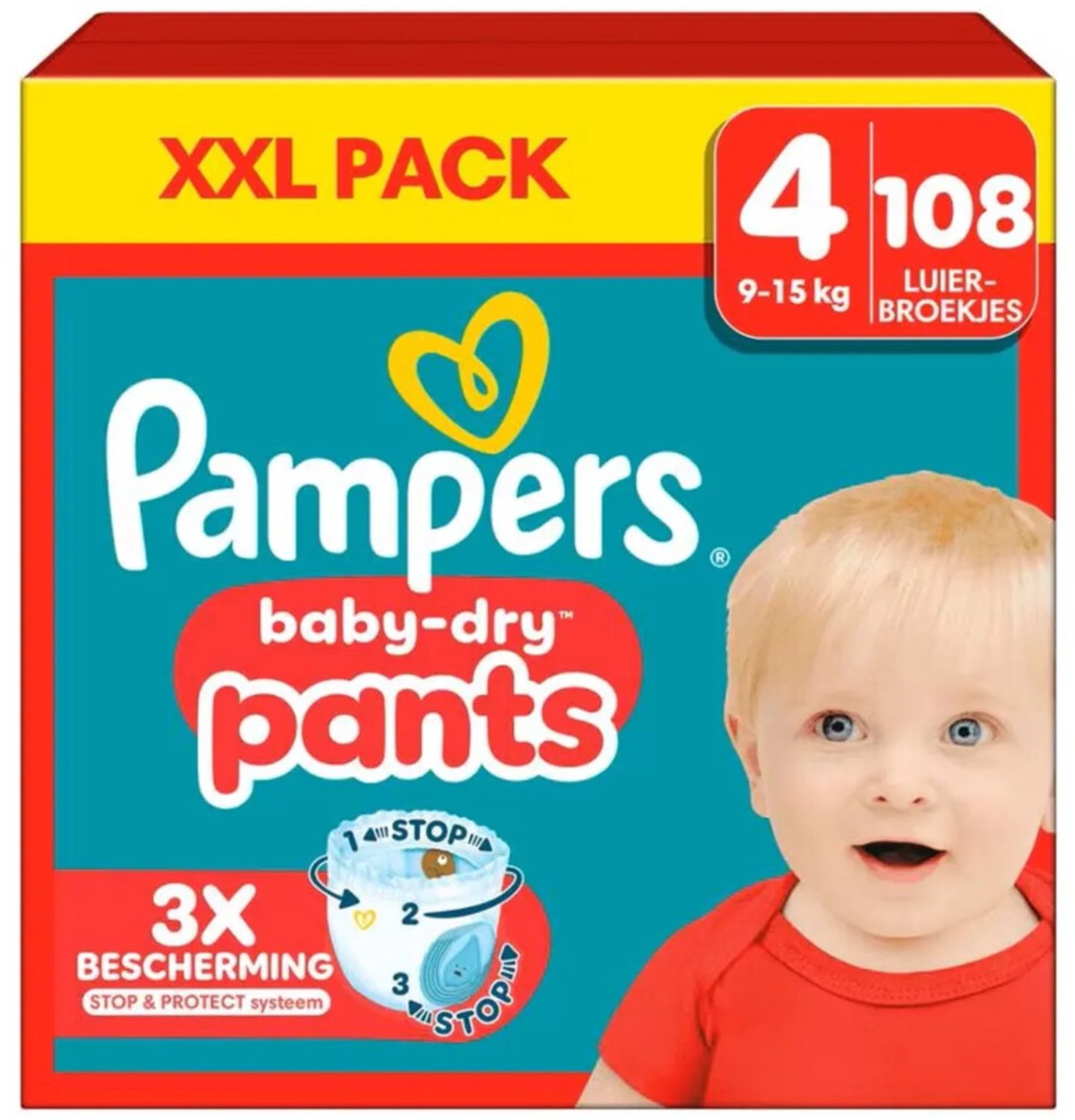 Pampers Baby Dry luierbroekjes maat 4 | 108 stuks