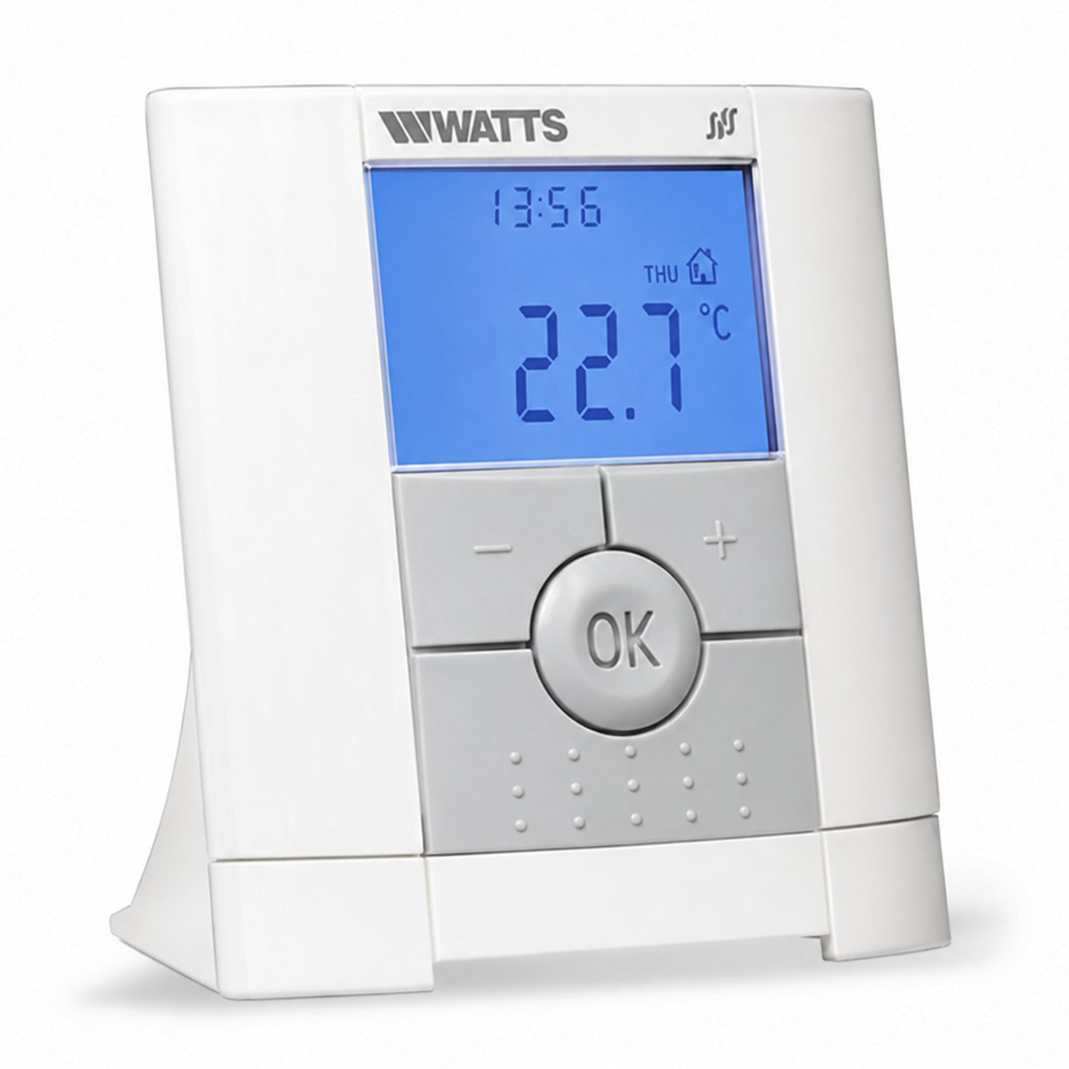 Watts BT-DP02-RF Draadloze Programmeerbare Thermostaat - Slimme Verwarmingsregeling - Digitale Temperatuurregeling - Compatibel met Watts Systemen