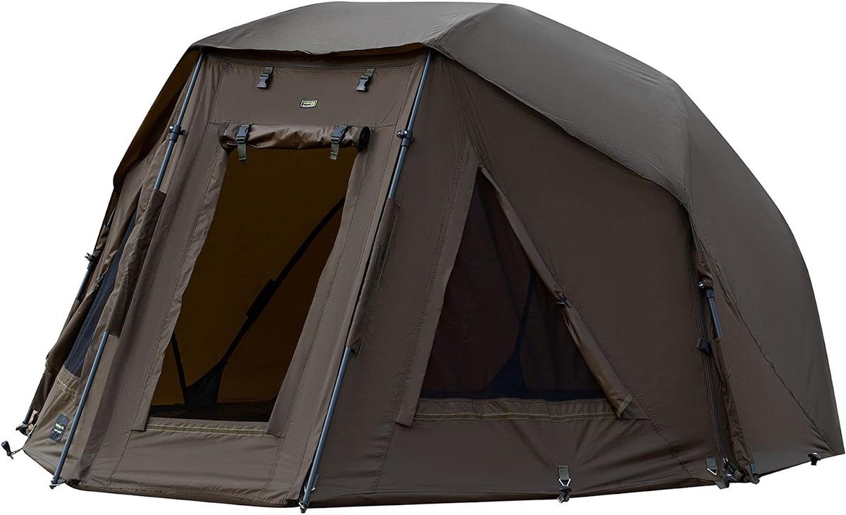 Karpertent 1 persoon - Vistent Brolly - Vissen - Waterkolom 10.000mm - 251 x 249 x 142 cm - Olijfgroen