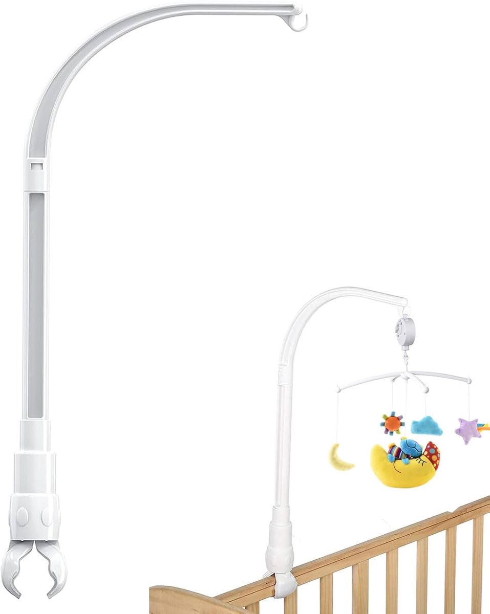 Mobiele houder voor babybed, luiertafel, bedbelhouder, belhouder