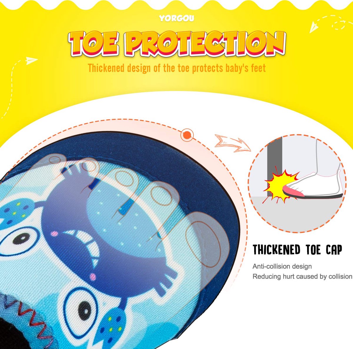 Yorgou Baby Jongens Meisjes Water Schoenen Peuter Beach Schoenen Op blote voeten Aqua Sokken Anti-slip voor Pool Beach - ShopVlot