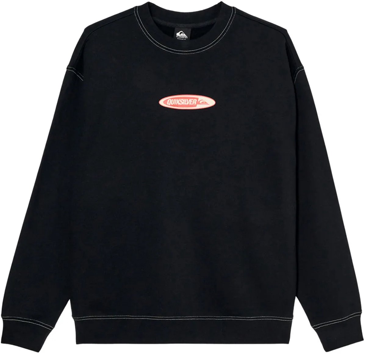 Quiksilver Disk Crew Sweatshirt XL Man Zwart