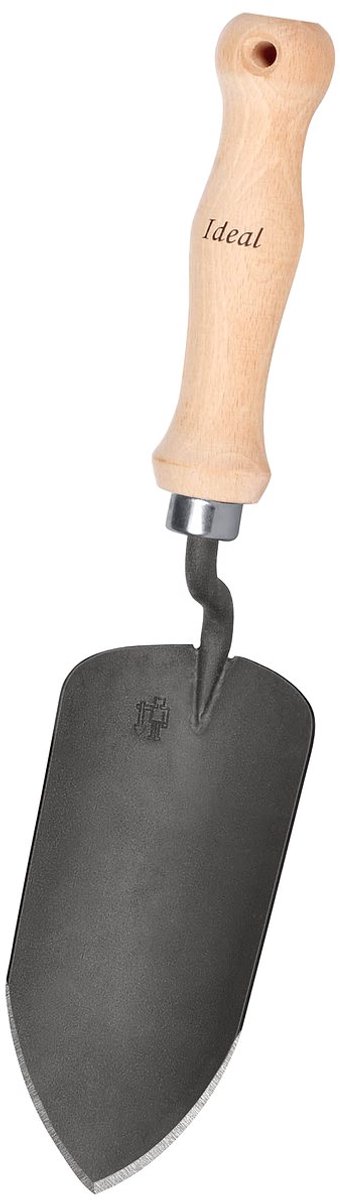 Ideal plantenschepje beukenhouten steel 15,5 cm