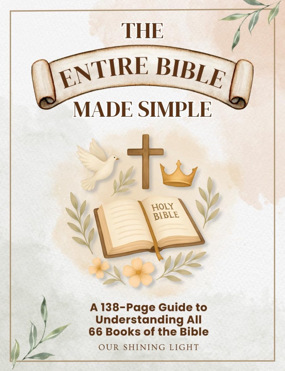 The Entire Bible Made Simple: 66 Books of the Bible Overview & Summary Outlines, Bible Made Easy to Understand Adults - ShopVlot