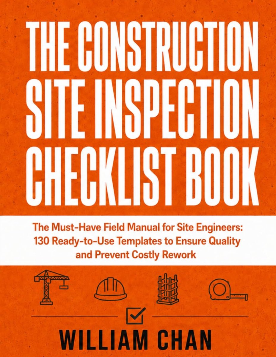 THE CONSTRUCTION SITE INSPECTION CHECKLIST BOOK: The Must-Have Field Manual for Site Engineers: 130 Ready-to-Use - ShopVlot