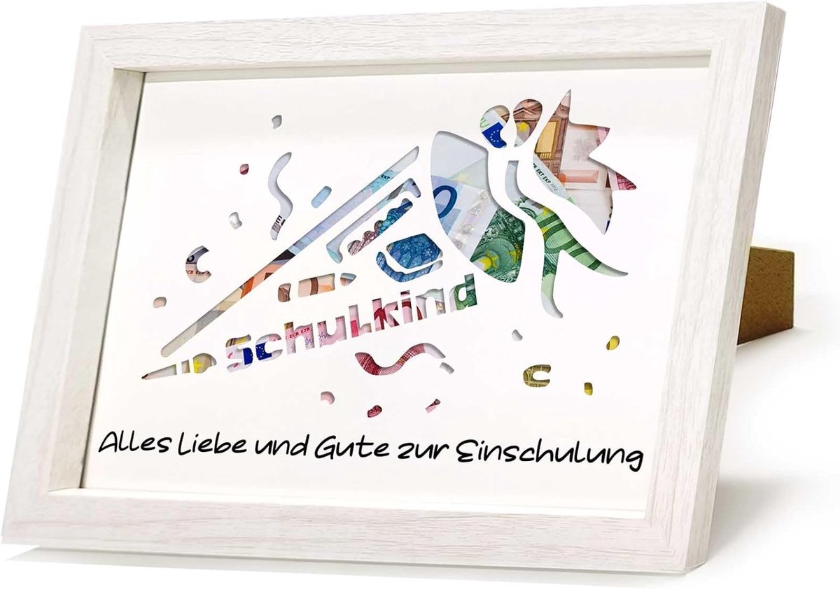 Geldcadeau voor de eerste schooldag, cadeaus voor jongens en meisjes, geldgeschenkverpakking voor eerste schooldag, geldcadeau voor schoolintroductie, cadeau schoolkind