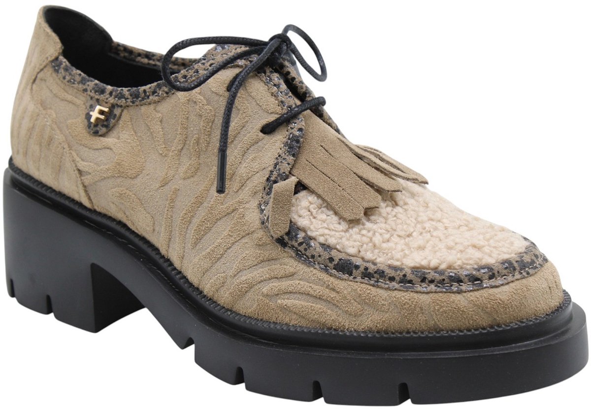Floris Van Bommel - Schoenen - Beige - Vrouwen - Maat 41 -