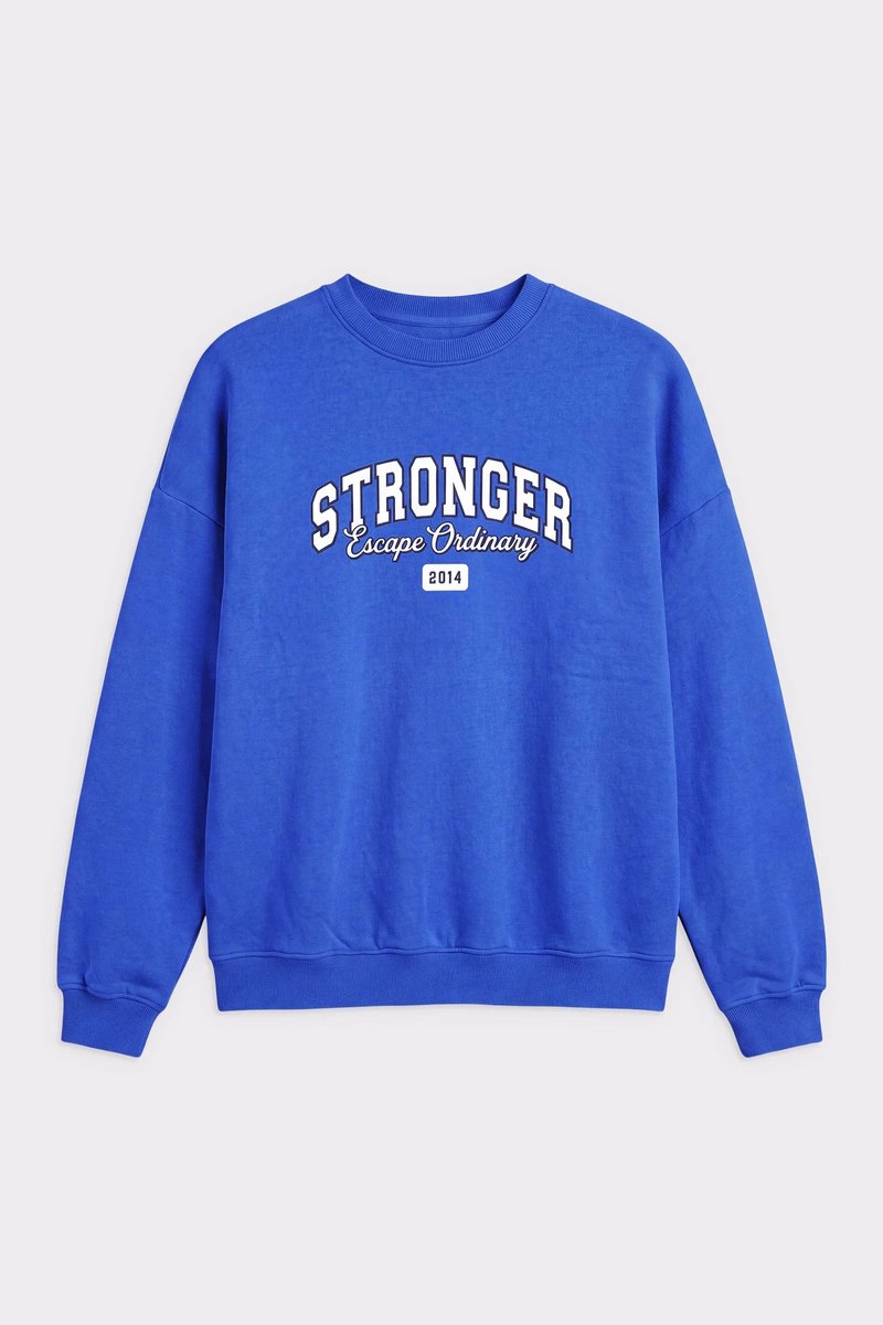STRONGER - comfy sweatshirt - Training sweater dames - Blauw