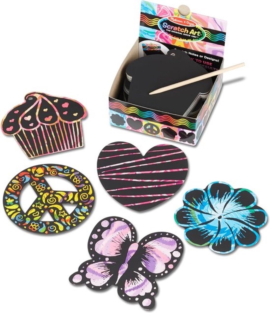 Scratch Art Vriendschaps Mini Notities