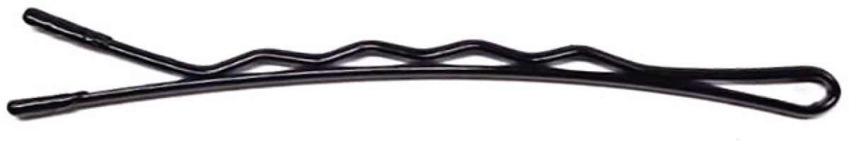 DKS Pro Schuifspelden Zwart - Golvende Haarspeldjes - Bobby Pins - 7 cm - 250 g