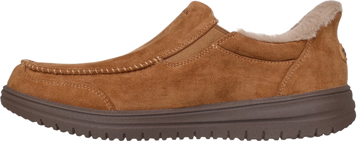 Skechers -Heren - bruin licht - pantoffels & slippers - maat 42.5