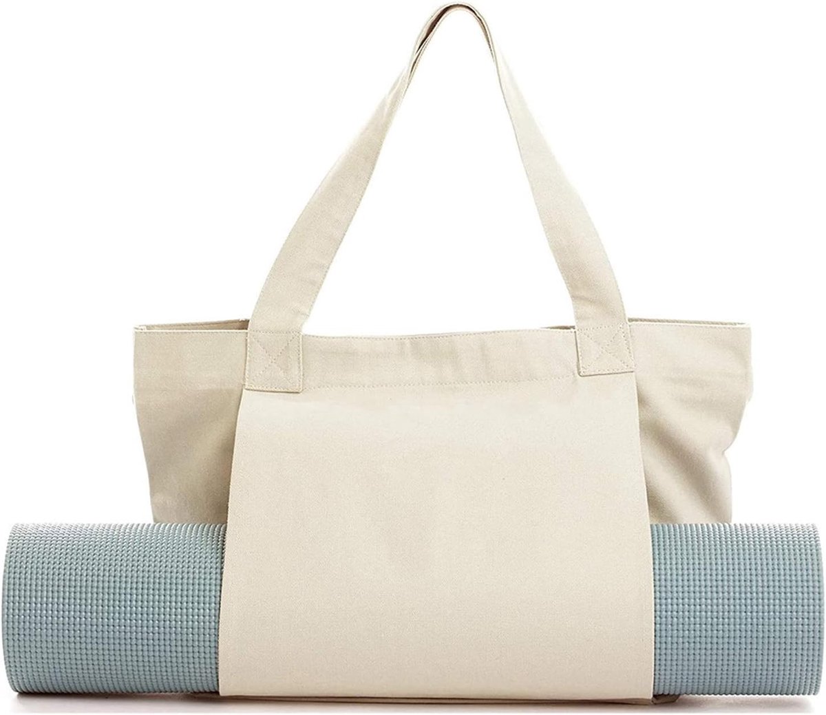 Ruime Yogamat Tas voor Draagbare Schoudertas - Ideaal voor Pilates, Training, Reizen en Sportactiviteiten in de Gym, Khaki