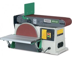 Band en schijfschuurmachine 150x1220 mm dia. 250 mm 0,8 kW 230V Holzstar BTS250
