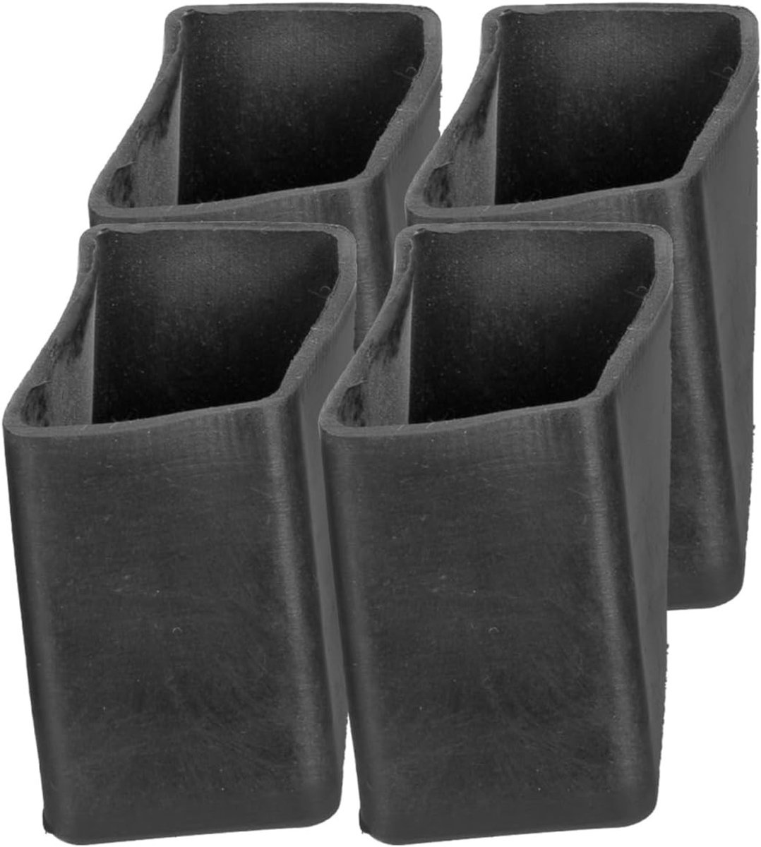 Set van 4 Antislip Ladder Rubber Voetbeschermers, Hittebestendig, Bescherming voor Vloeren, Tegels en Tapijten, 40 x 35 x 1 mm