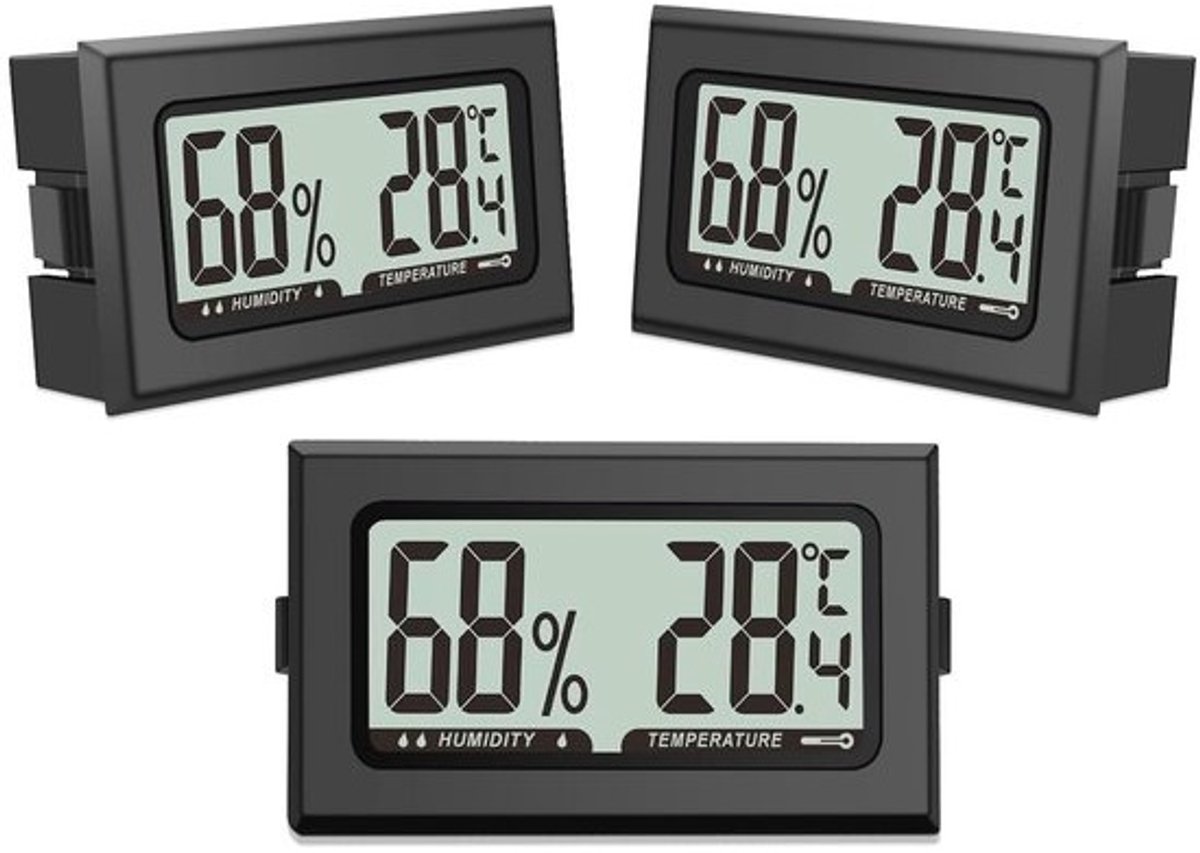 Mini Digitale Thermometer en Hygrometer voor Binnen en Tuin