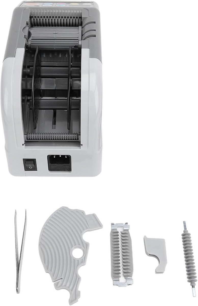 Automatische Tapedispenser voor Efficiënt Linten Snijden, Elektrische Tapesnijder voor Thuis, School en Restaurant, 6-60 mm Breedte, 999 mm Lengte