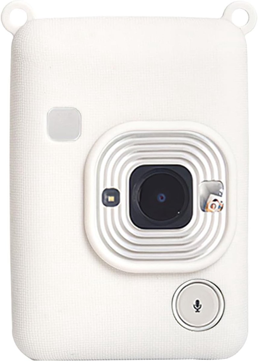 Siliconen hoes voor Mini Liplay Camera - Scratch & Shockproof Cover voor Digitale Camera, Wit