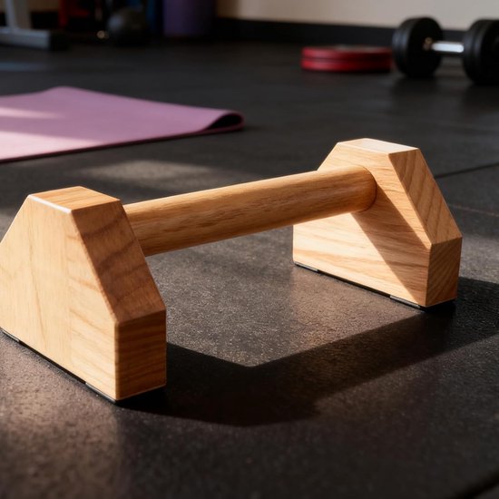4-delige Parallettes met Antislip Basis, Draagbare Push Up Steunen voor Thuisgym, Ideaal voor Calisthenics en Krachttraining — afbeelding 4
