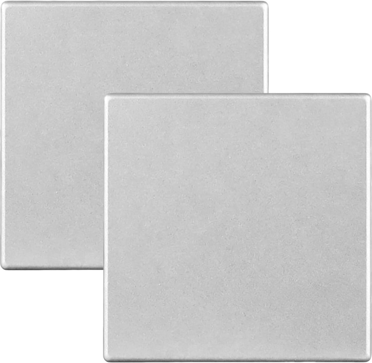 2 stuks stopcontactdozen, blinde afdekkingen, 86 x 86 mm, zelfklevende witte kunststof afdekking voor muren, voor ongebruikte stopcontacten, schakelaars, elektrische veiligheid, kinderveilig