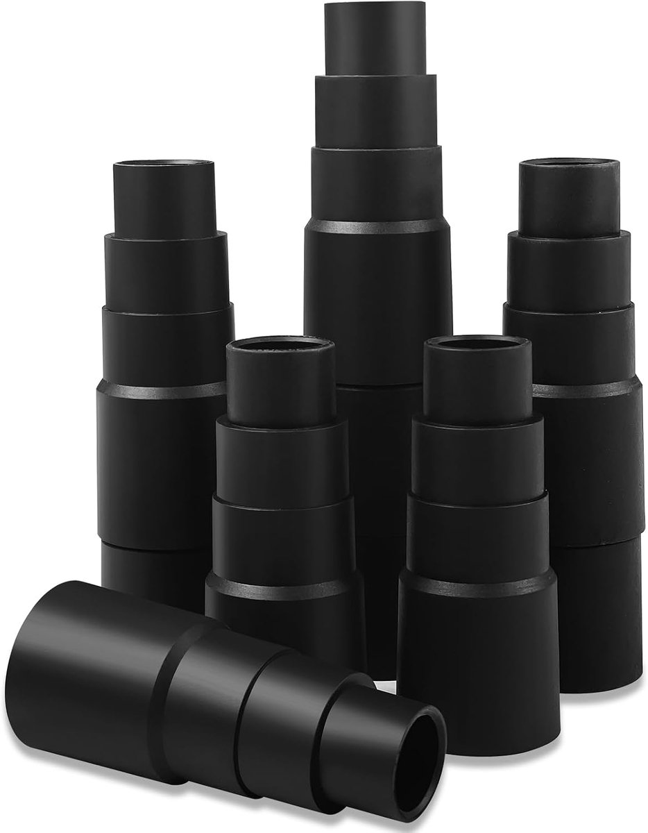 Stofzuigeradapters voor slang, 4 lagen, 25-42 mm, 6 stuks