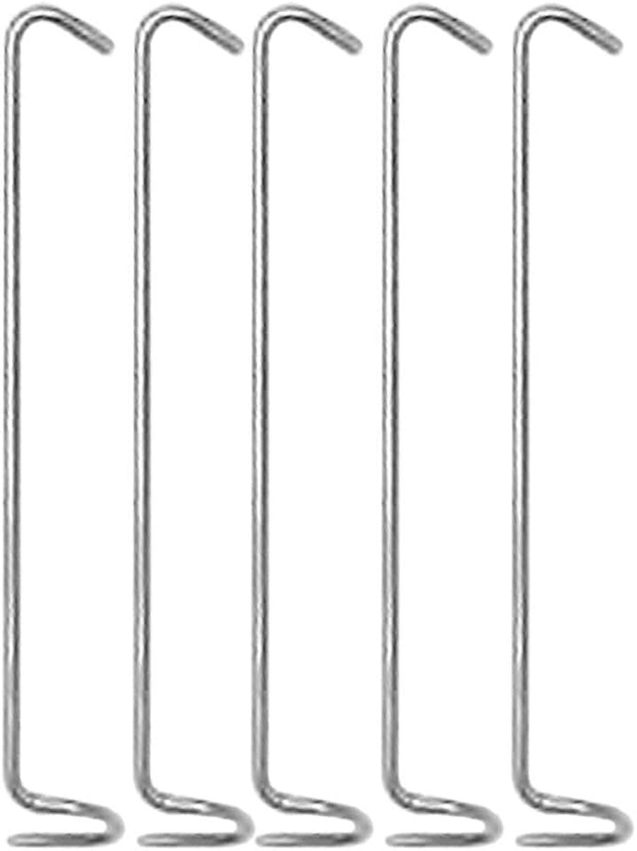 Rookhaken, 3 haaksoorten dubbele haken set rokers accessoires haken vishaken vissen roken (set 3 - roestvrij staal)