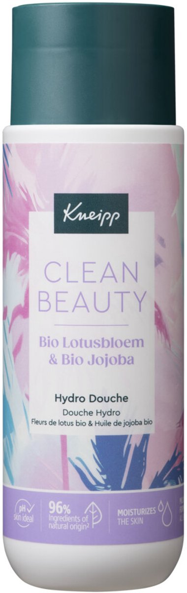 Kneipp - Douche Clean Beauty Lotus Jojoba - 12 x 200 ml - Voordeelverpakking